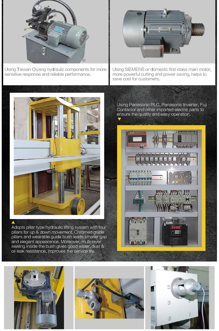 P1-Details of Hydraulic Block Cutting Machine