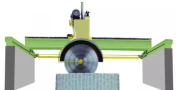 Máquina cortadora de bloques de piedra