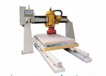 What is the process of the automatic polishing machine