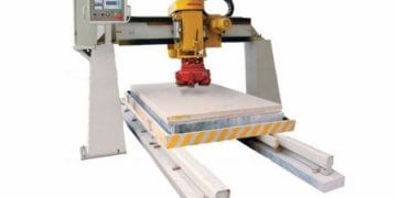 What is the process of the automatic polishing machine