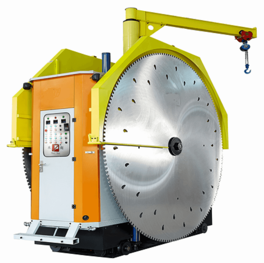 double blades quarry cutting machine